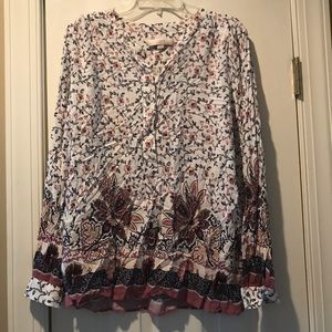 Pretty floral print tunic